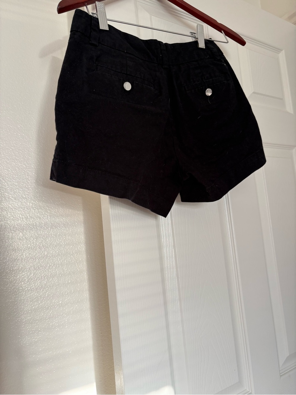 Calvin Klein Black Cotton Blend Women's Shorts